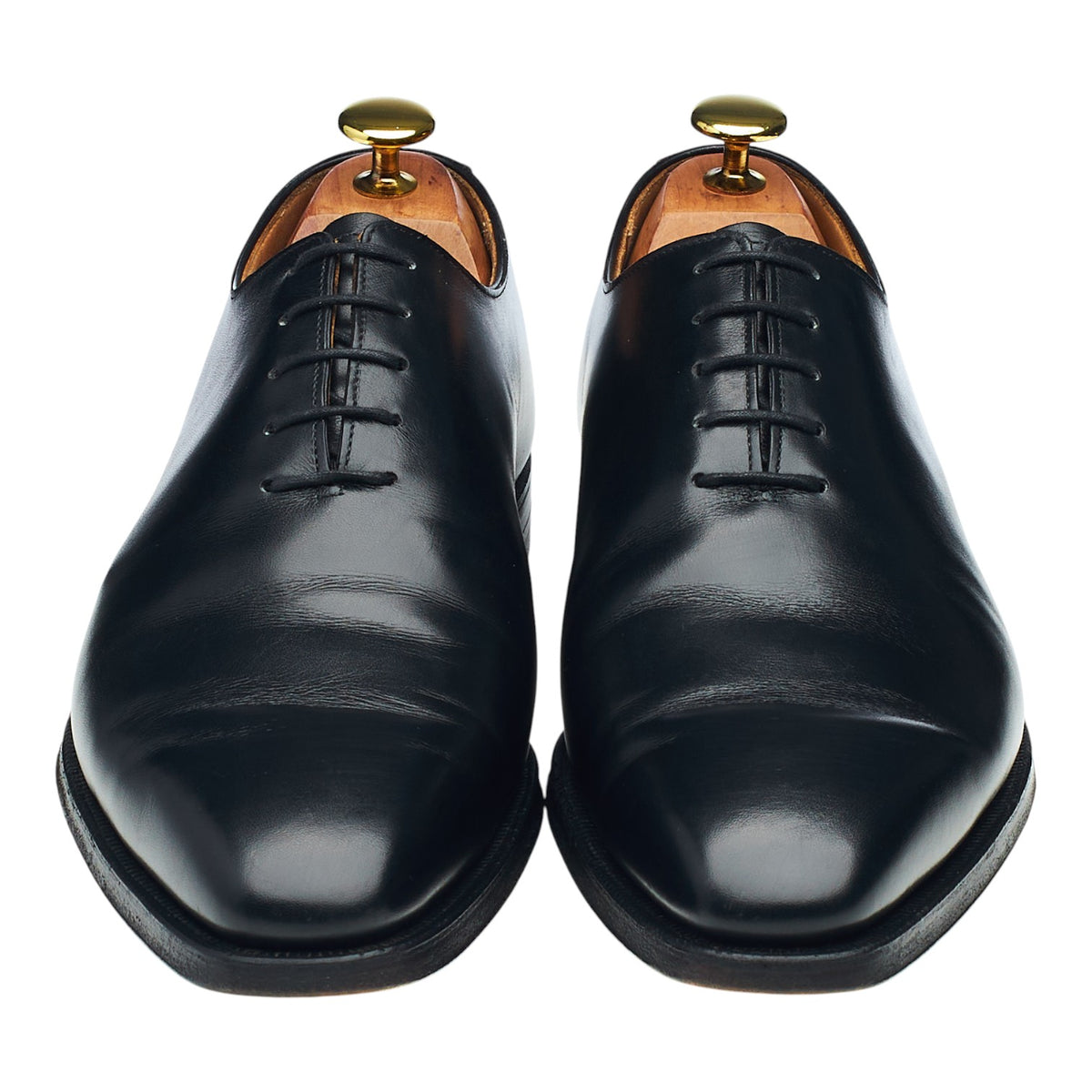 'Alex' Black Leather Wholecut Oxford UK 8 E