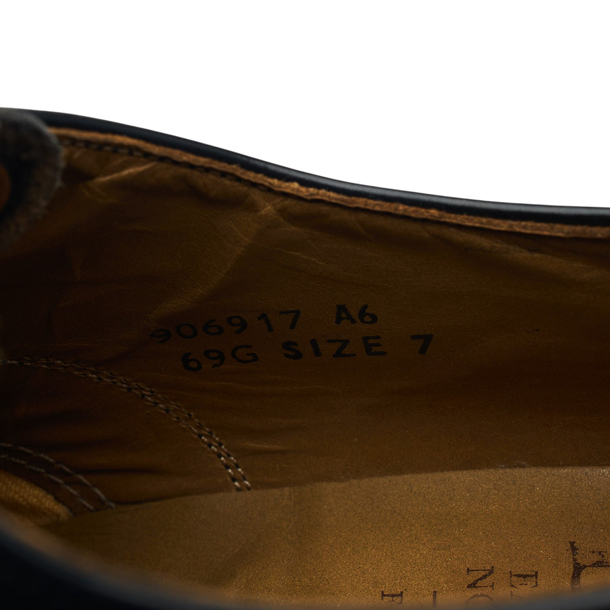 'Winsford' Black Leather Oxford UK 7 G