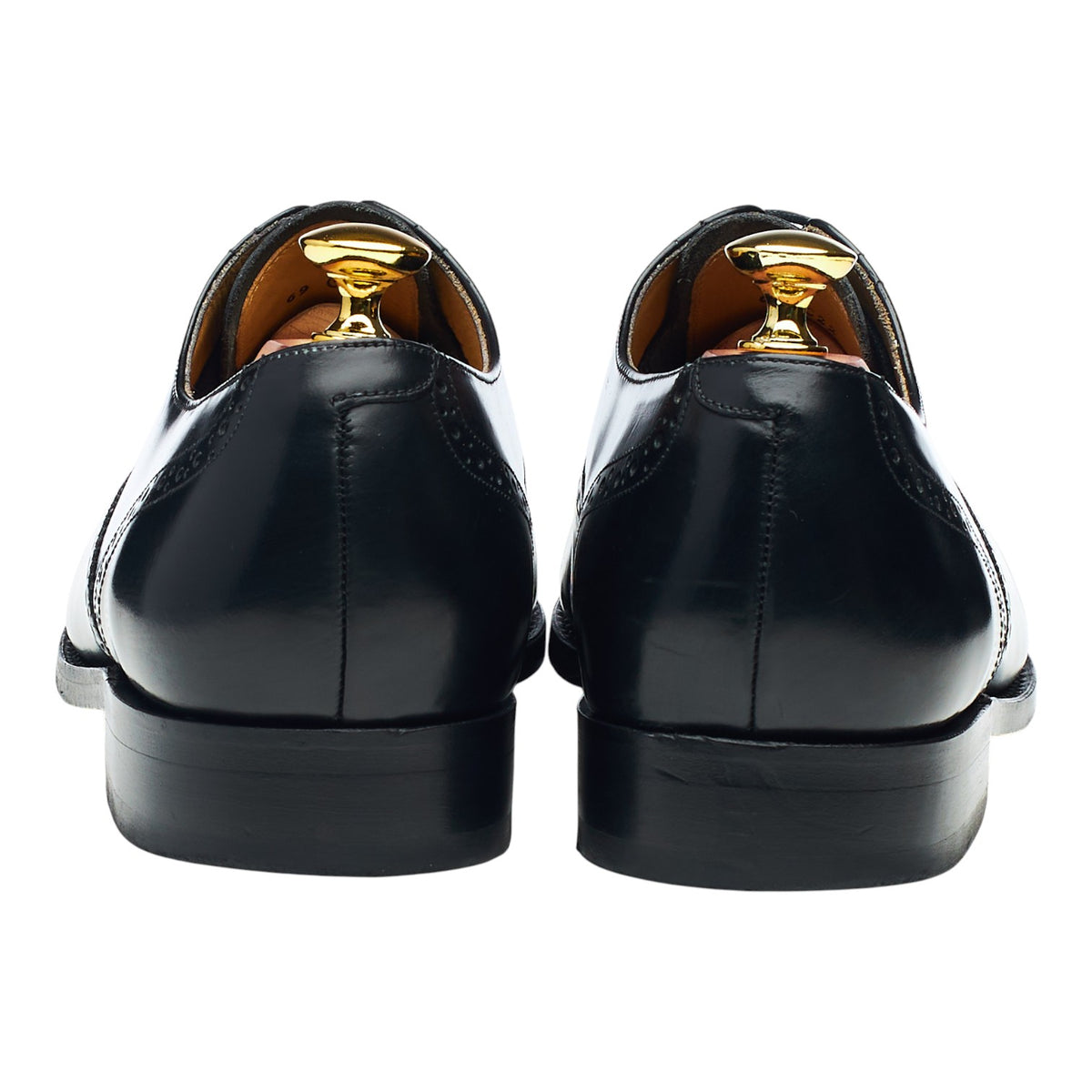 'Alfred' Black Leather Oxford Brogues UK 7.5 G