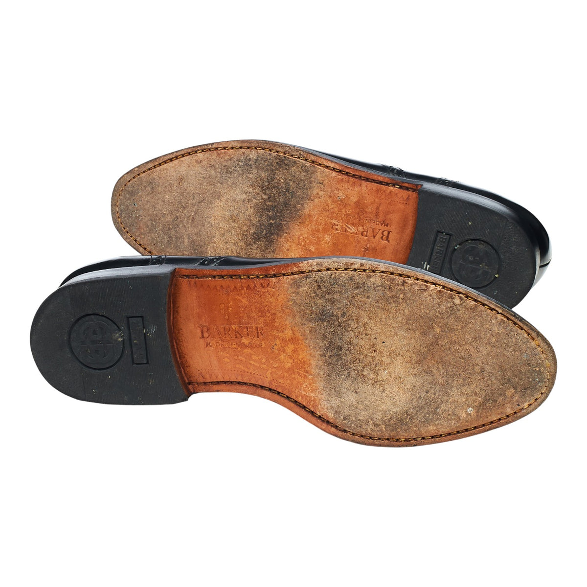 'Alfred' Black Leather Oxford Brogues UK 7.5 G