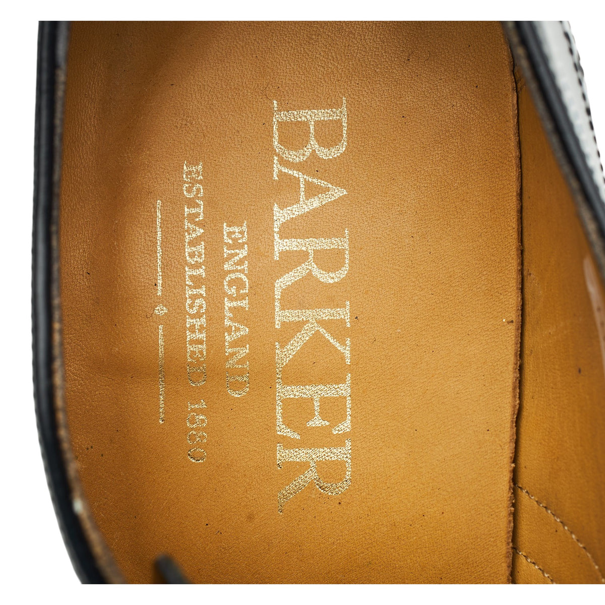 'Alfred' Black Leather Oxford Brogues UK 7.5 G