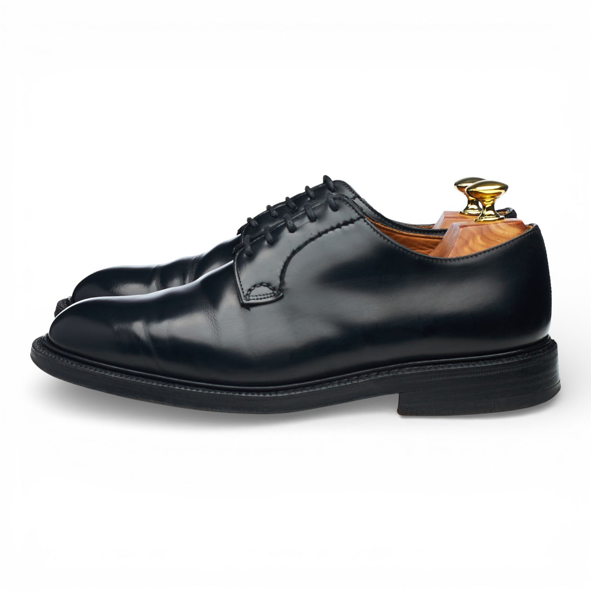 'Shannon' Black Leather Derby UK 7 F
