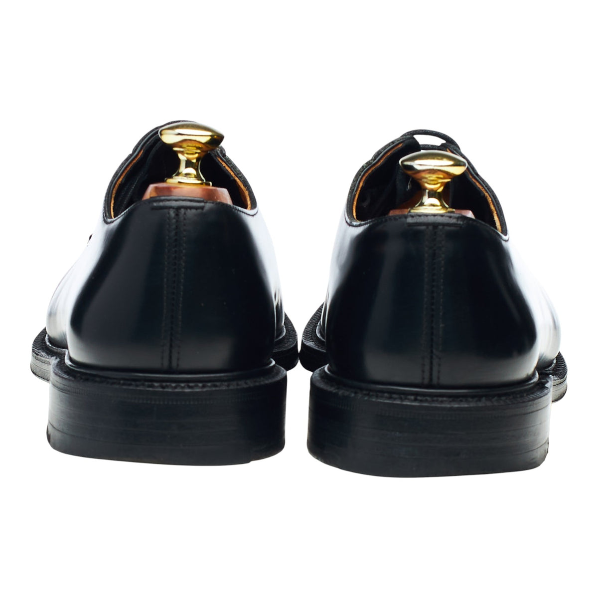 'Shannon' Black Leather Derby UK 7 F