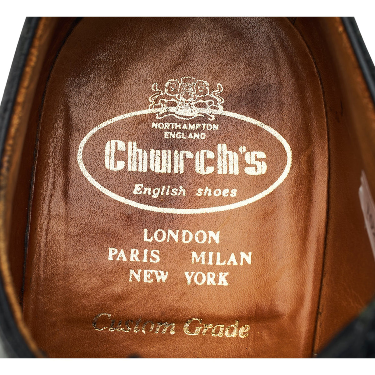 'Shannon' Black Leather Derby UK 7 F