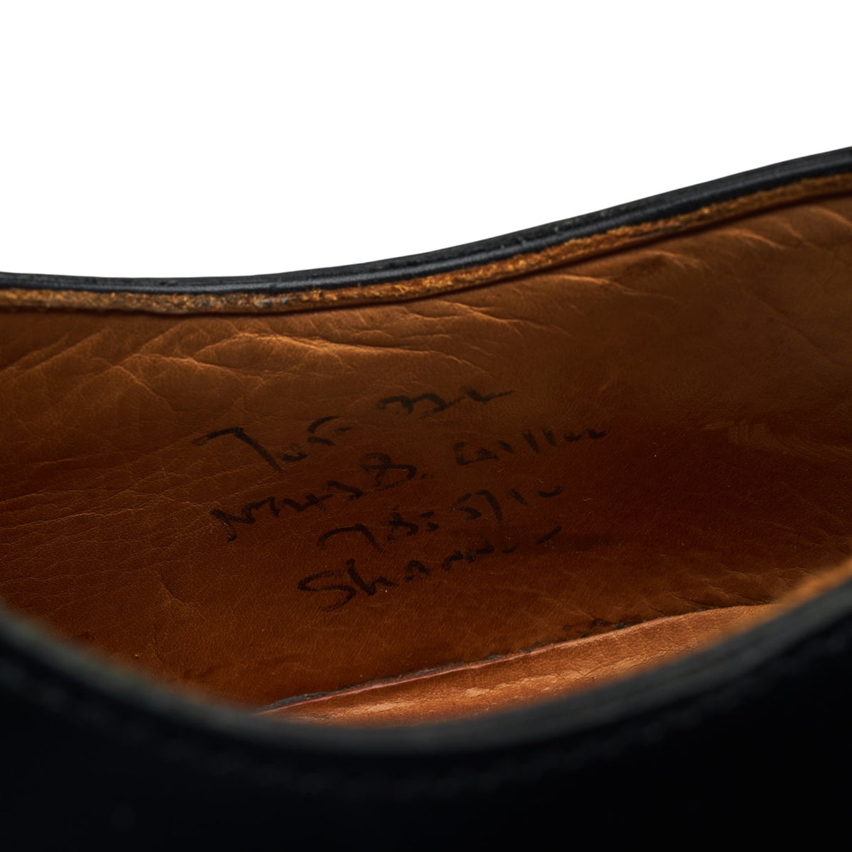 'Shannon' Black Leather Derby UK 7 F