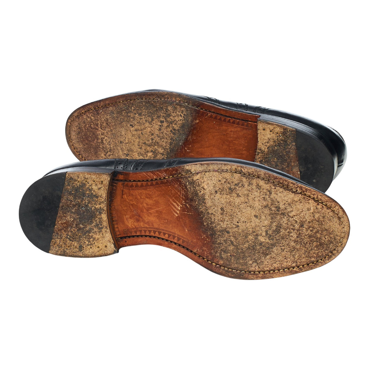 'Pinner' Black Leather Oxford Brogues UK 6.5 F