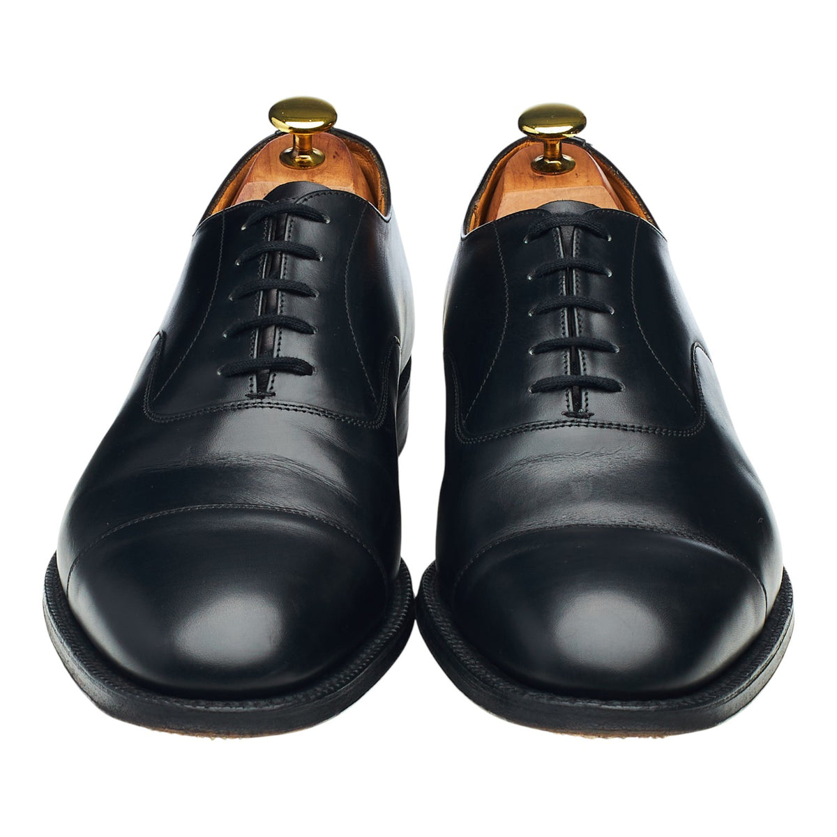 'Canberra' Black Leather Oxford UK 8.5 H