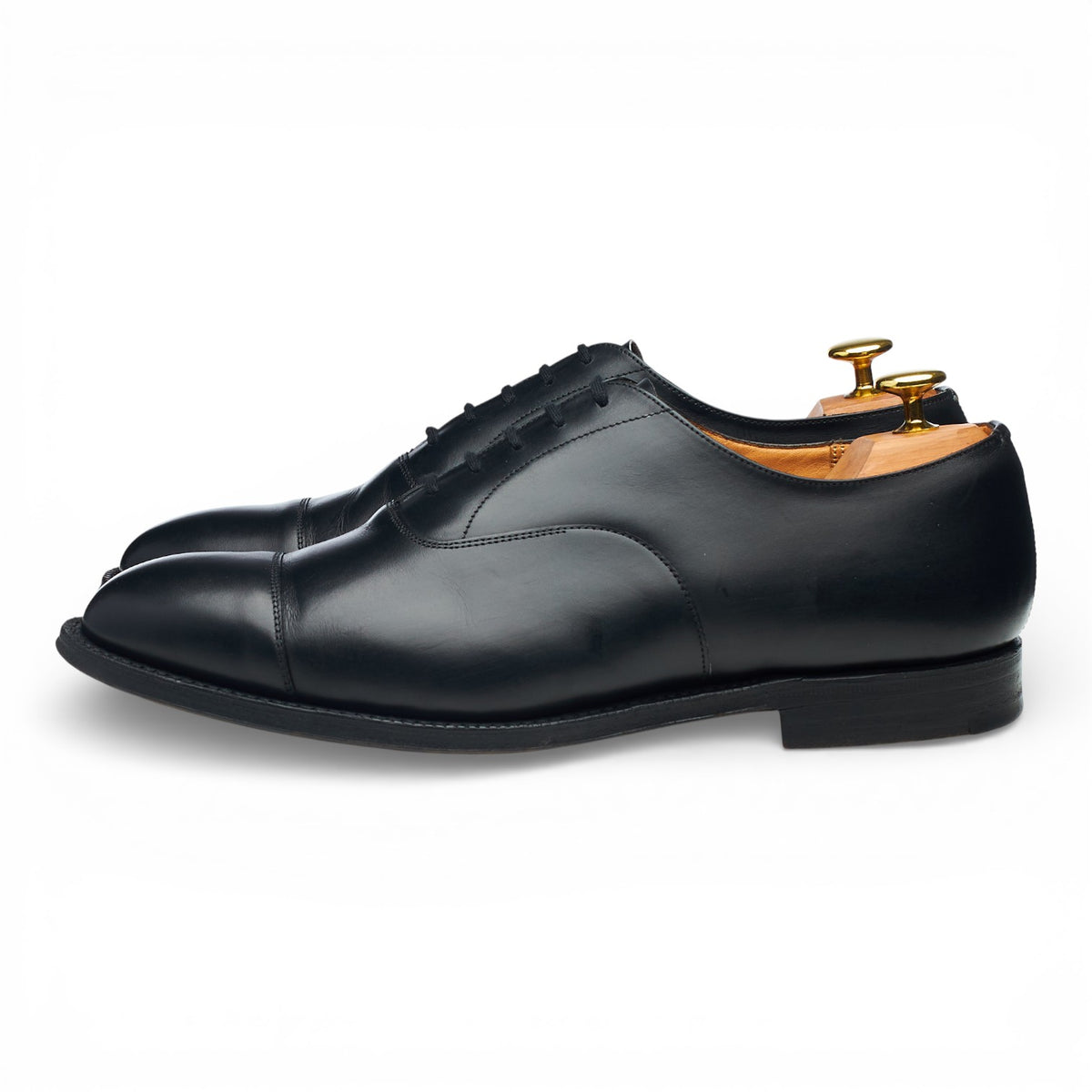 'Canberra' Black Leather Oxford UK 8.5 H
