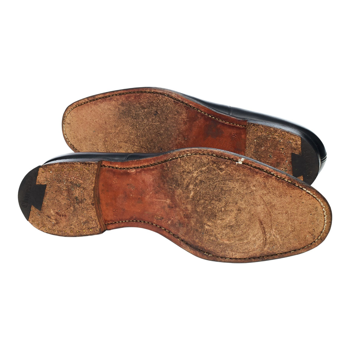 'Canberra' Black Leather Oxford UK 8.5 H