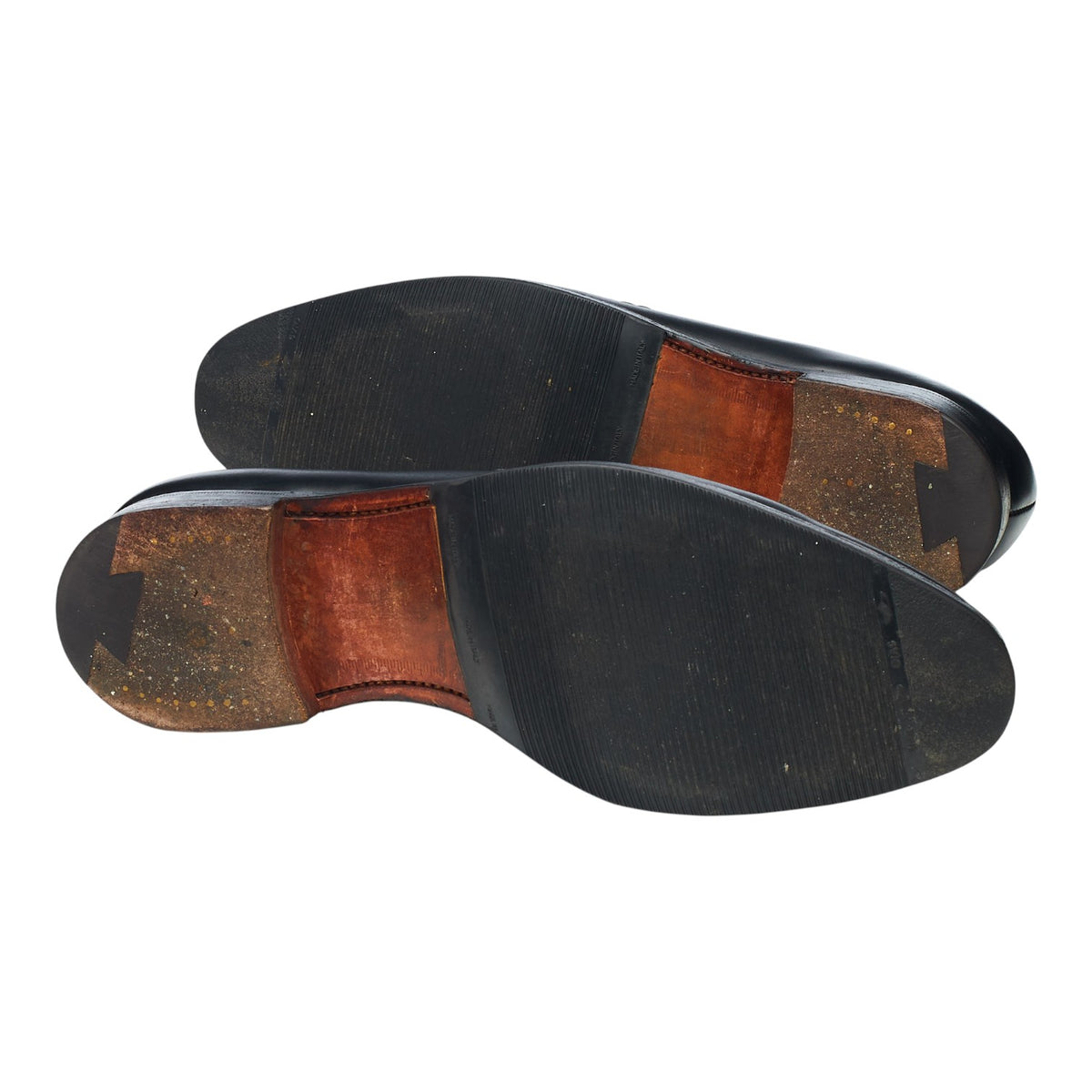 'Langham 2' Black Leather Tassel Loafers UK 7 E