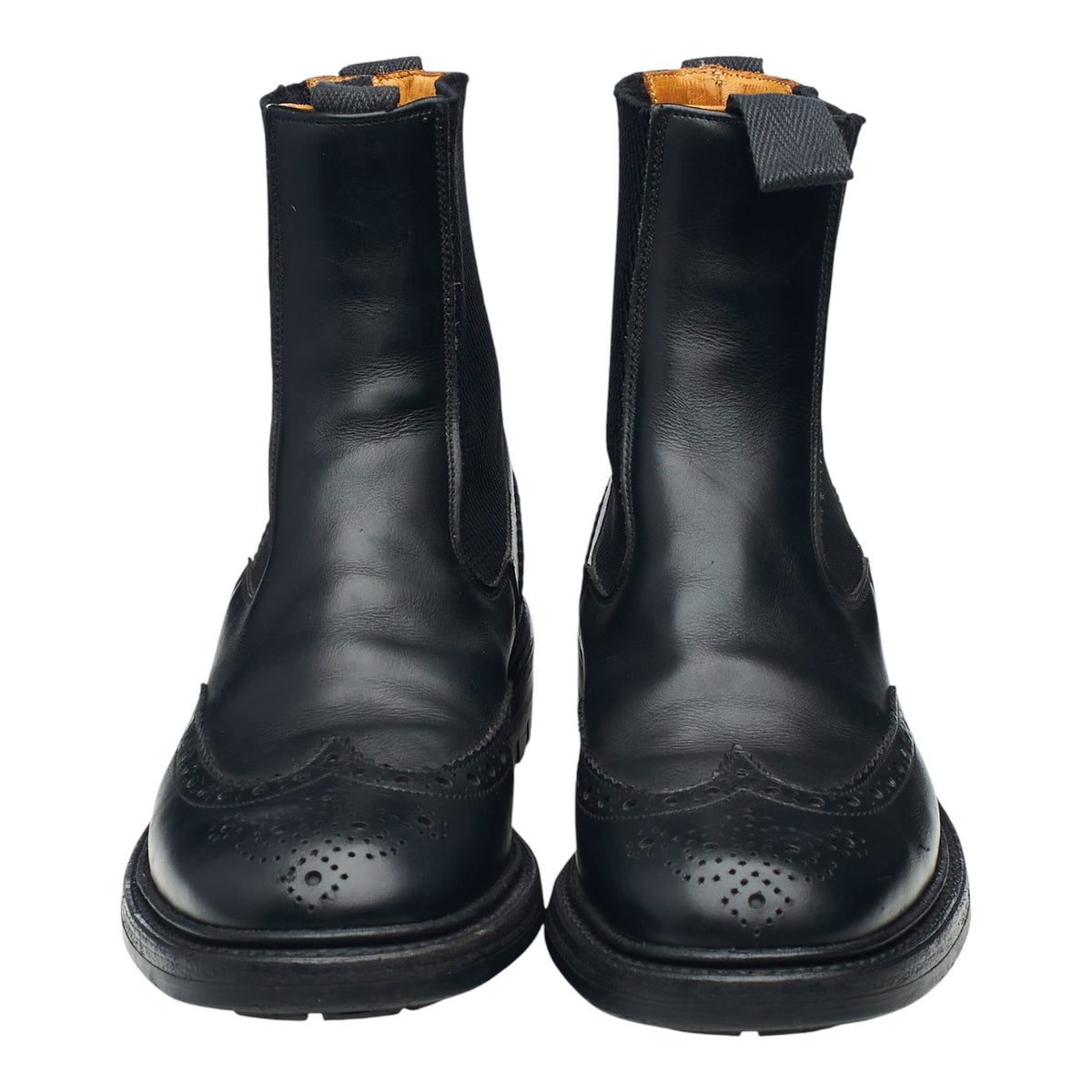 Women's 'Silvia' Black Leather Chelsea Boots UK 5