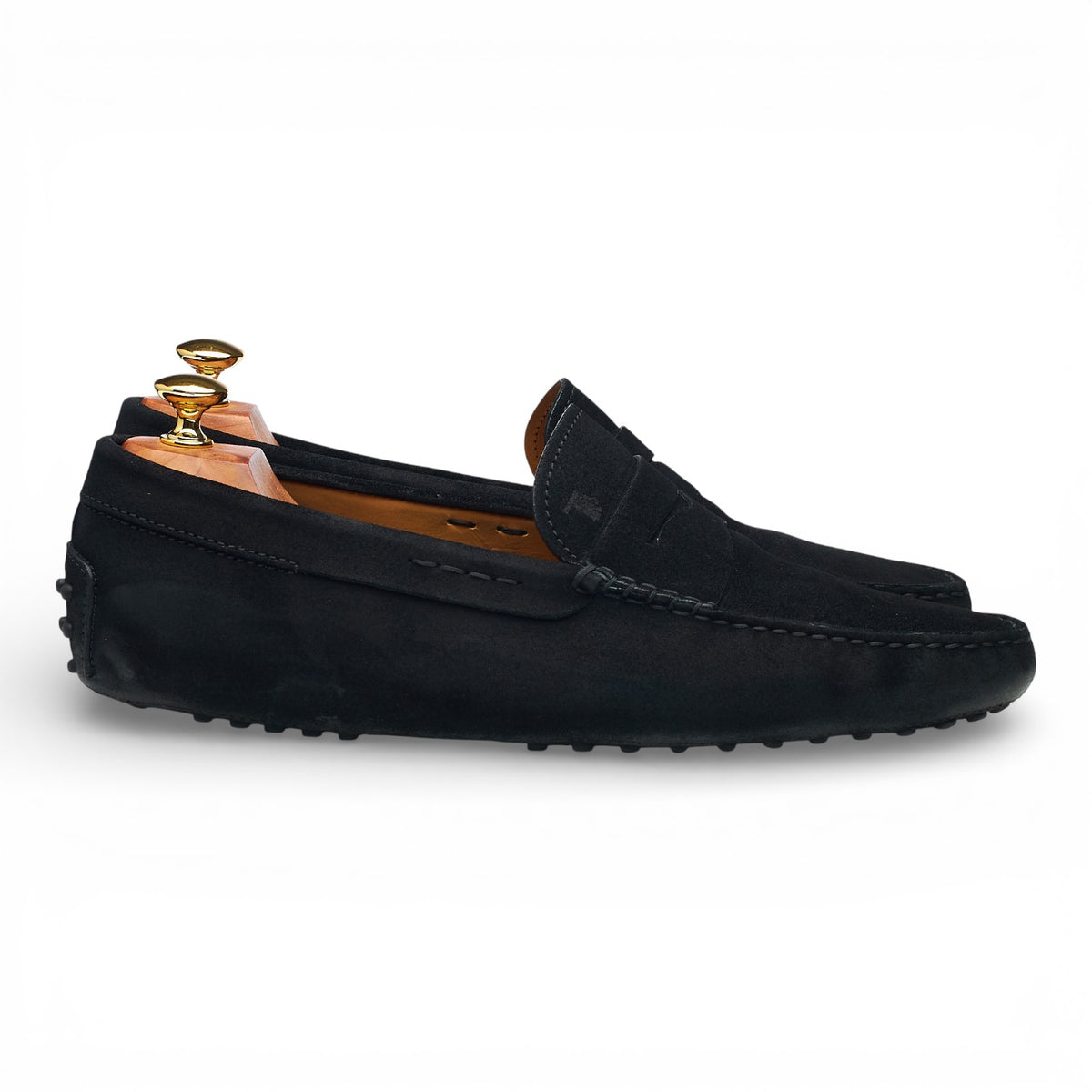 Gommino Black Suede Driving Loafers UK 9.5