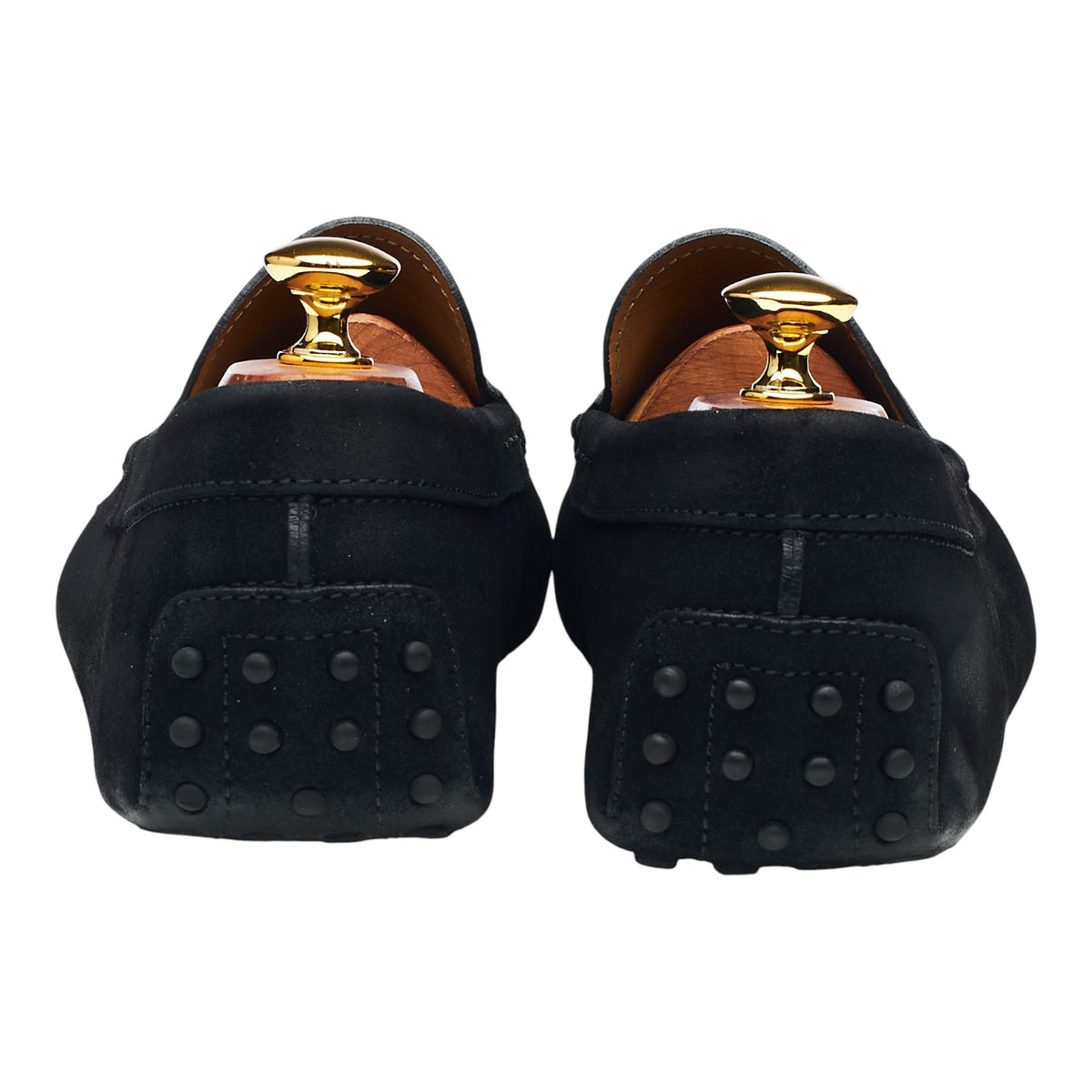 Gommino Black Suede Driving Loafers UK 9.5