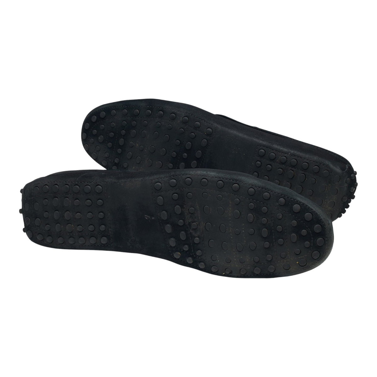 Gommino Black Suede Driving Loafers UK 9.5