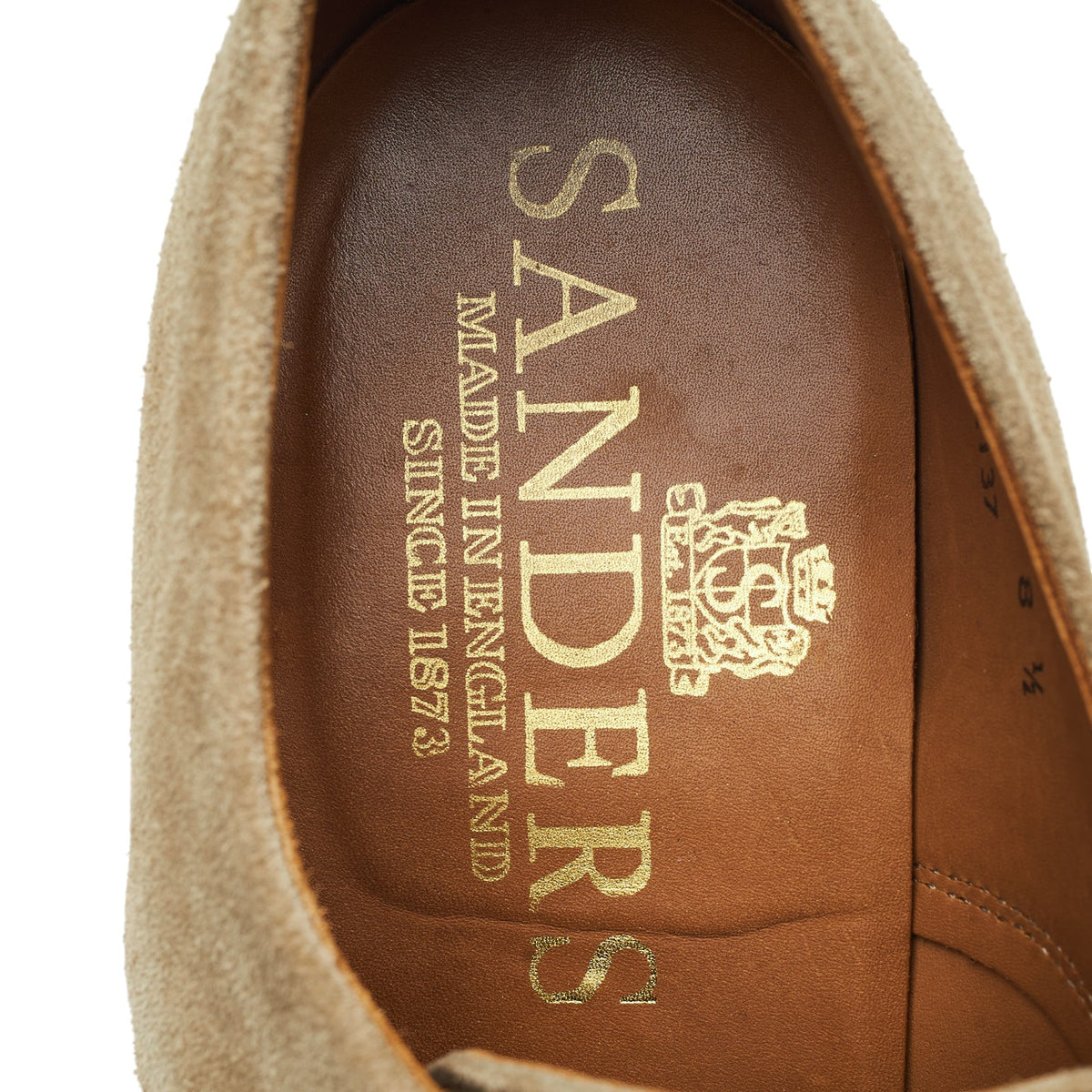 'Archie' Sand Suede Derby UK 8.5 F