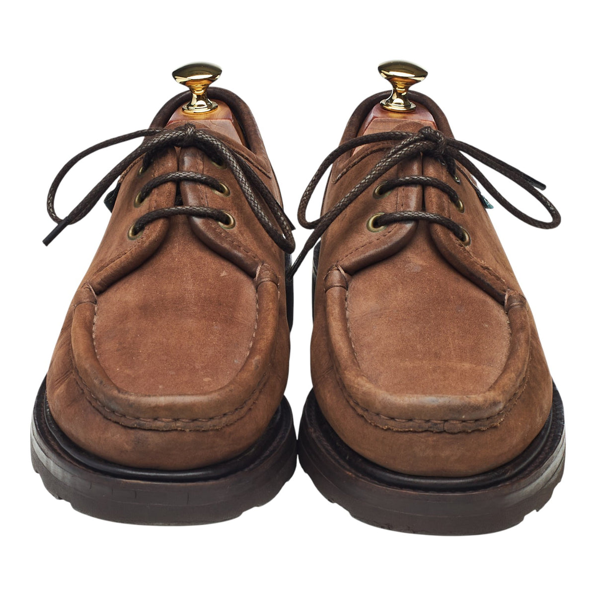 Brown Nubuck Apron Derby UK 9