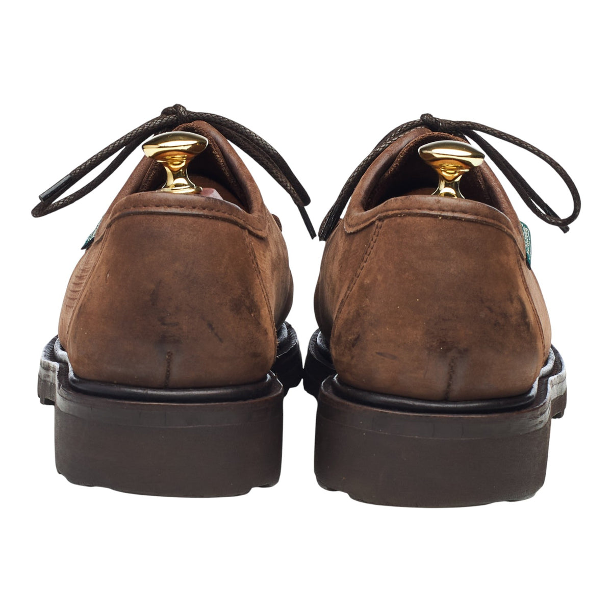 Brown Nubuck Apron Derby UK 9