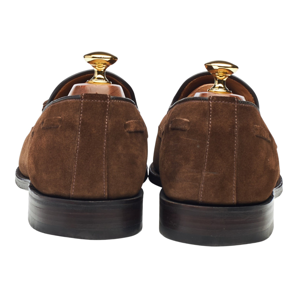 'Lincoln' Brown Suede Tassel Loafers UK 10 F