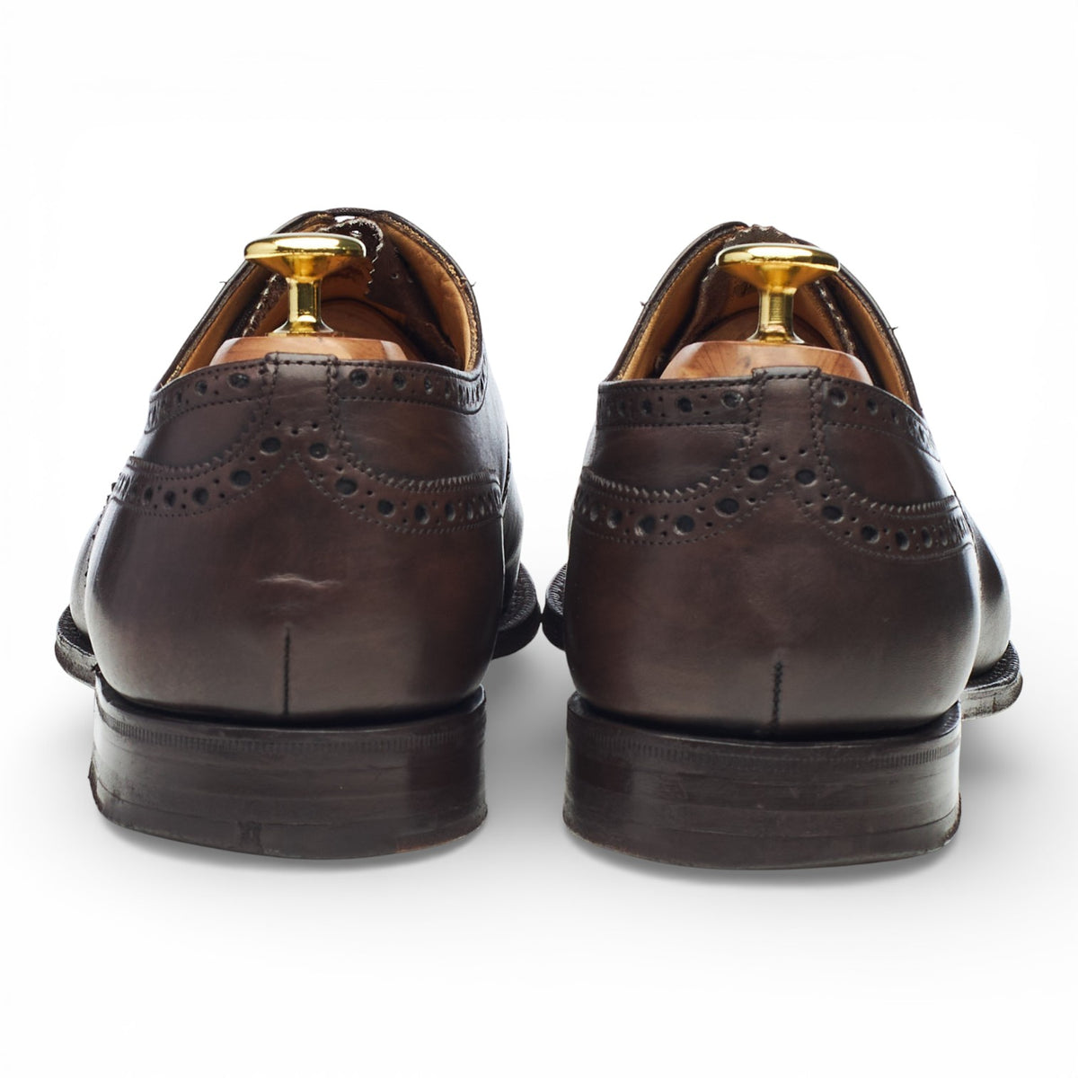 'Lavant' Dark Brown Leather Oxford Brogues UK 8.5 F