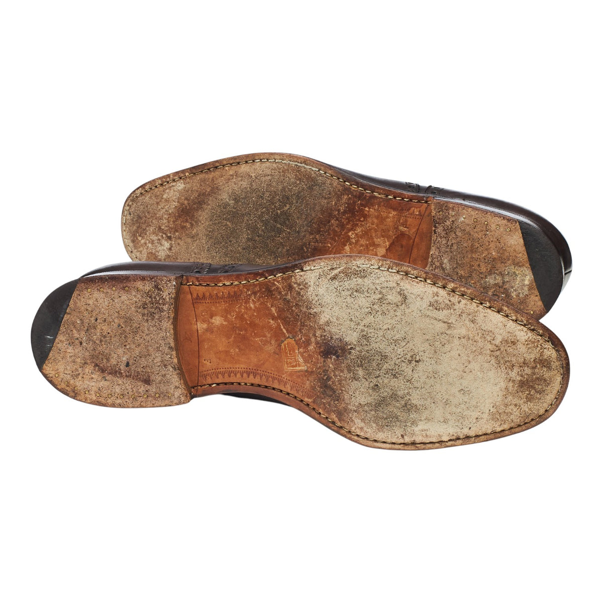 'Lavant' Dark Brown Leather Oxford Brogues UK 8.5 F