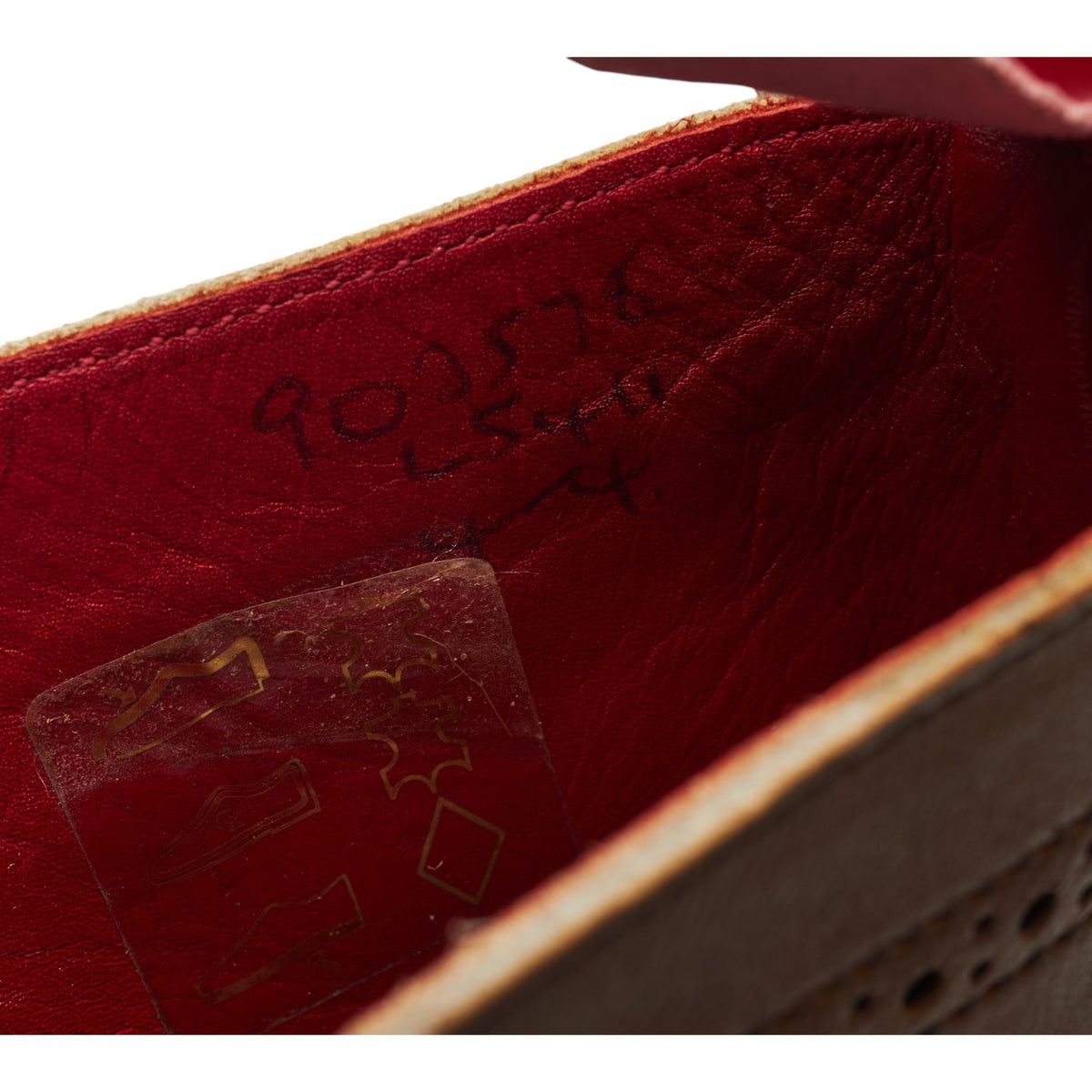 Women's Brown Leather Brogue Boots UK 4