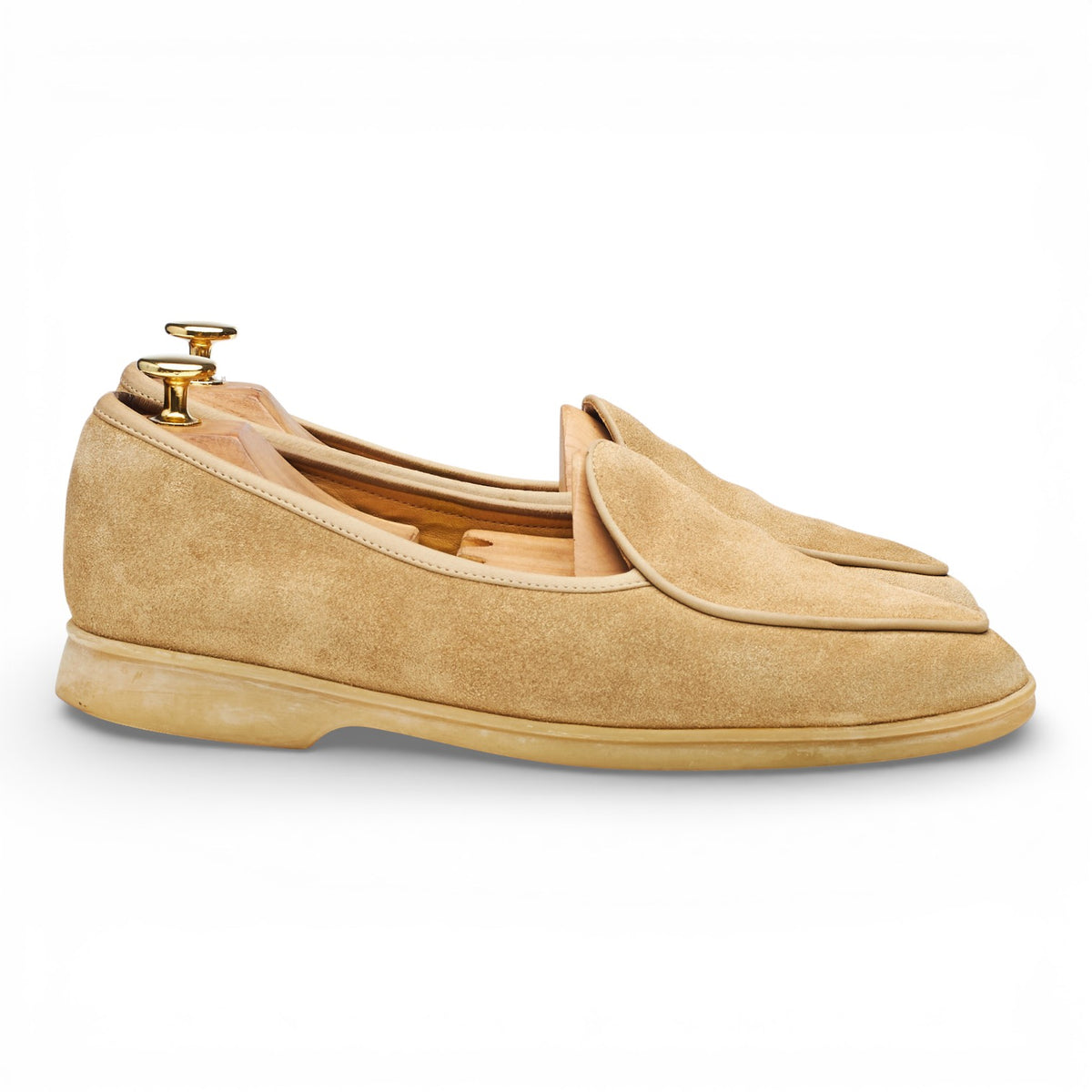 Women's 'Sagan Stride' Beige Suede Slip On Loafers UK 6 / UK 6.5
