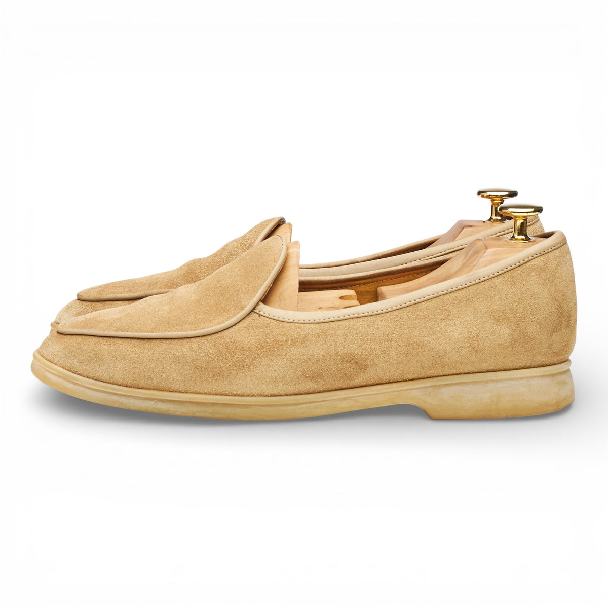 Women's 'Sagan Stride' Beige Suede Slip On Loafers UK 6 / UK 6.5