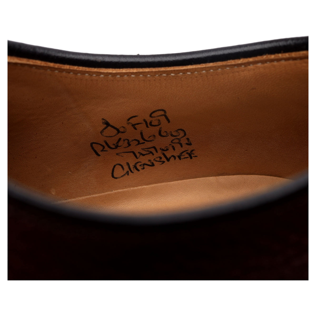 &#39;Glenshee&#39; Dark Brown Veldschoen Leather Apron Derby UK 8 F