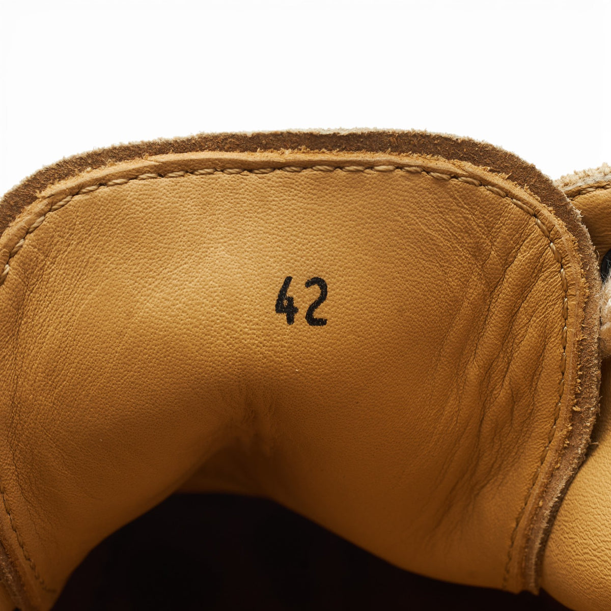 Beige Suede Derby UK 8 EU 42