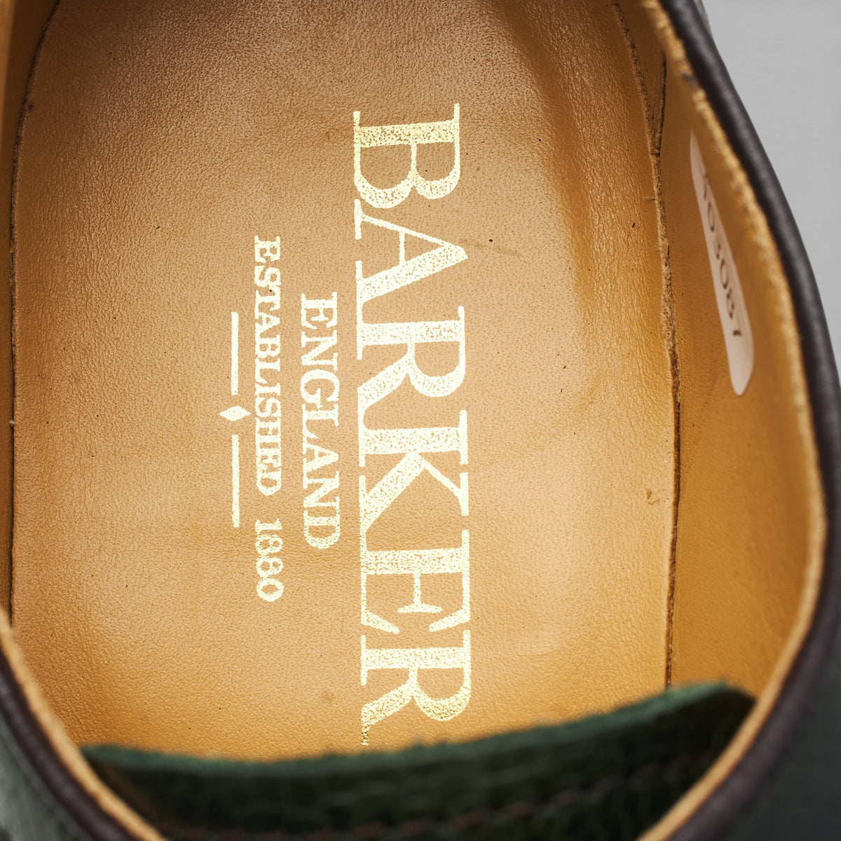 'Skye' Olive Green Grain Leather Debry UK 7.5 F