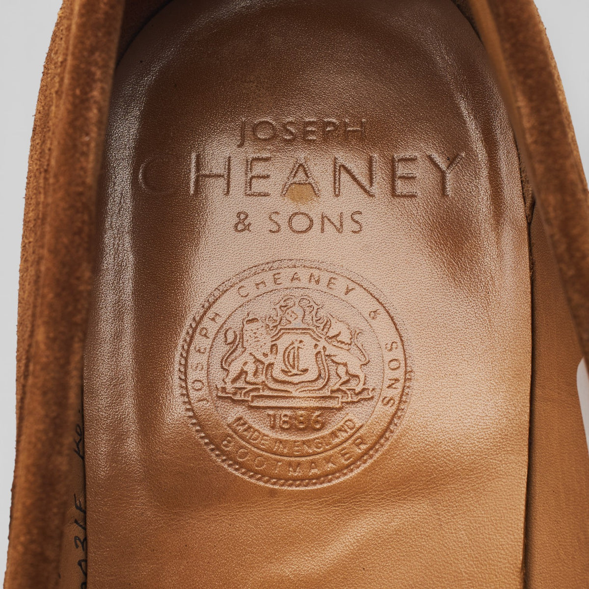 'Henry II' Snuff Brown Suede Loafers UK 7.5 F