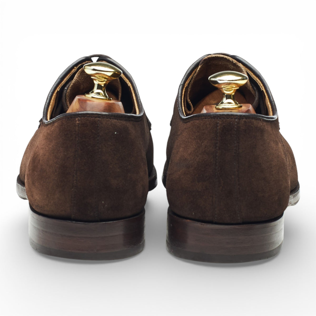 'Stratton' Dark Brown Suede Derby UK 7.5 F