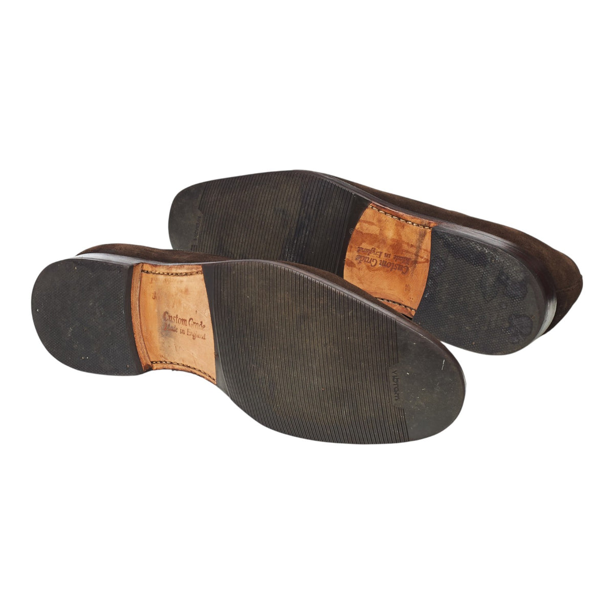 'Stratton' Dark Brown Suede Derby UK 7.5 F