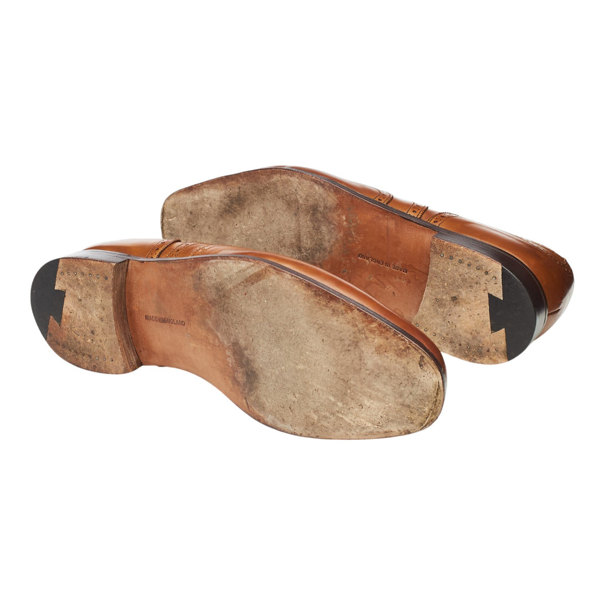 'Piccadilly' Tan Brown Leather Oxford Brogues UK 11