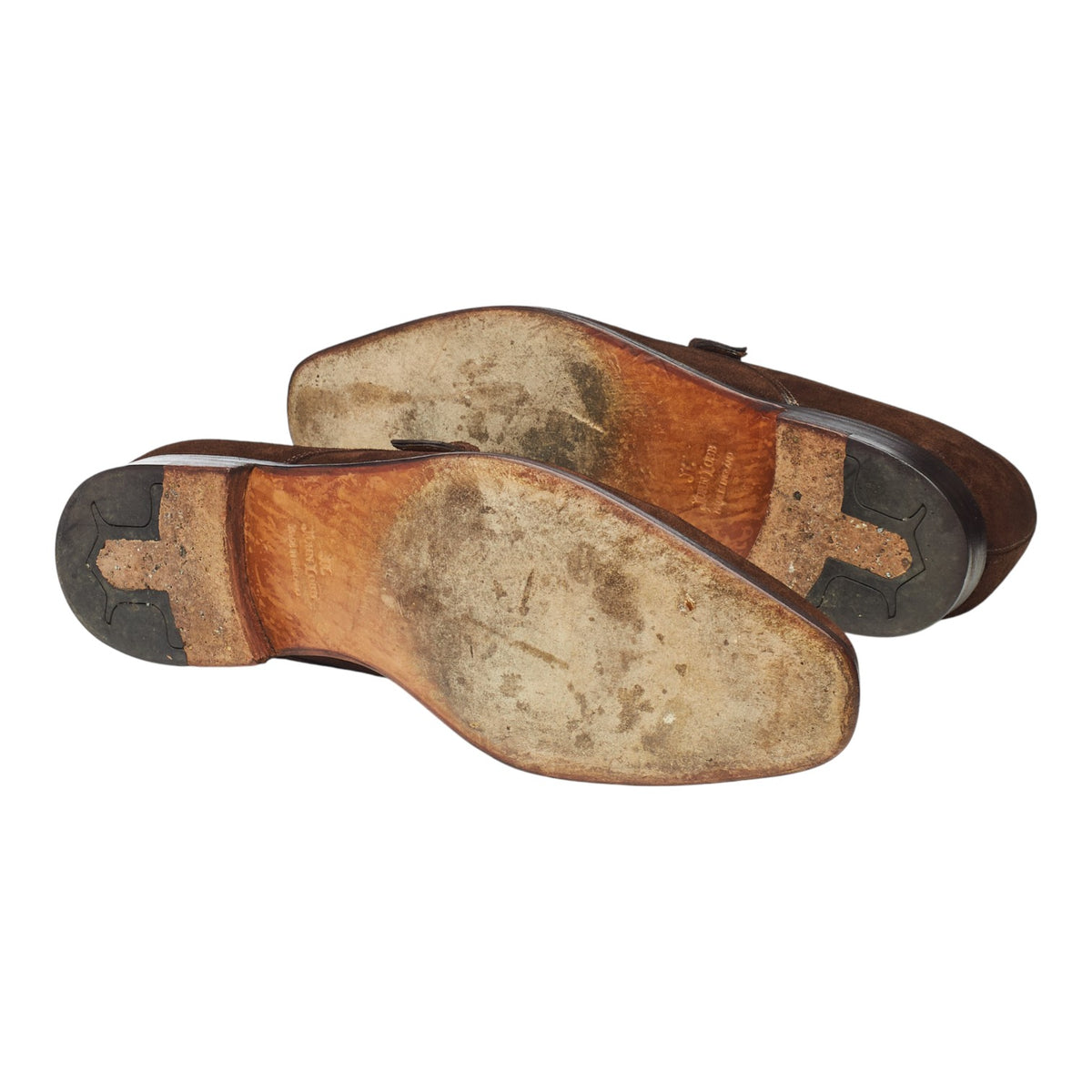 'Horsley' Dark Brown Suede Monk Strap UK 10 E