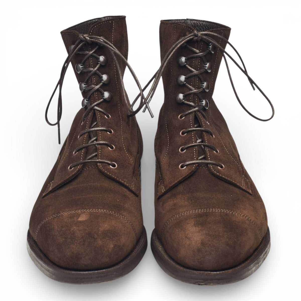 'Galway' Dark Brown Suede Boots UK 7.5 F