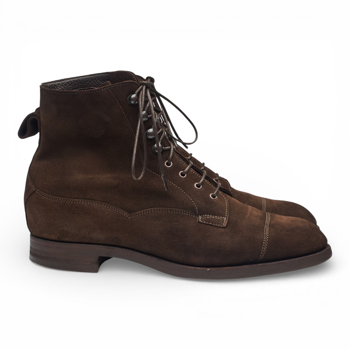'Galway' Dark Brown Suede Boots UK 7.5 F