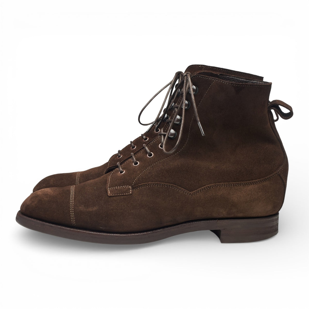 'Galway' Dark Brown Suede Boots UK 7.5 F