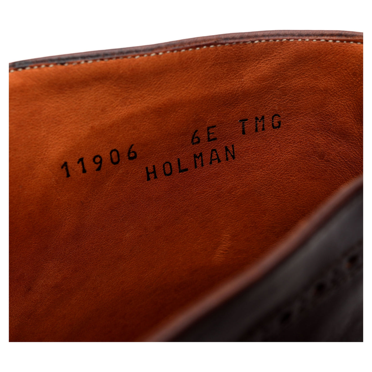 &#39;Holman&#39; Dark Brown Leather Boots UK 6 E