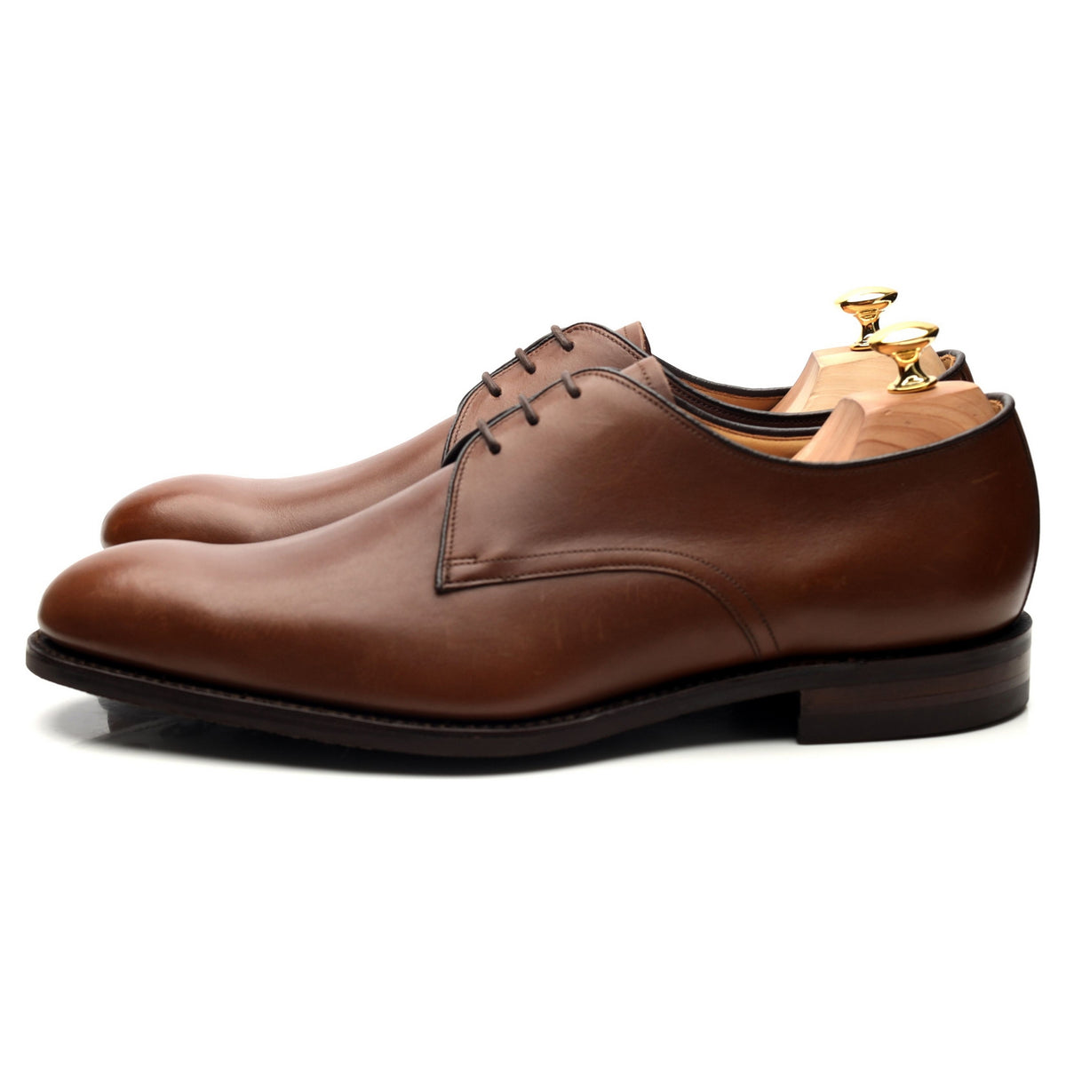 &#39;Gable&#39; Brown Leather Derby UK 11 G