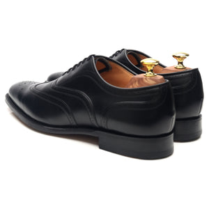 'Longton' Black Leather Brogues UK 7 F - Abbot's Shoes