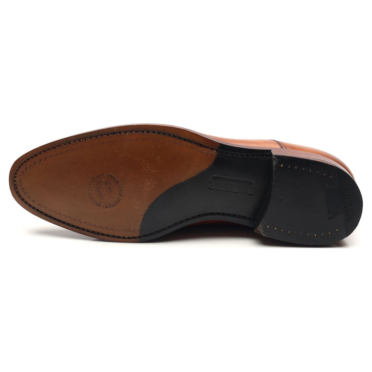 &#39;Bank&#39; Tan Brown Leather Oxford UK 7 G