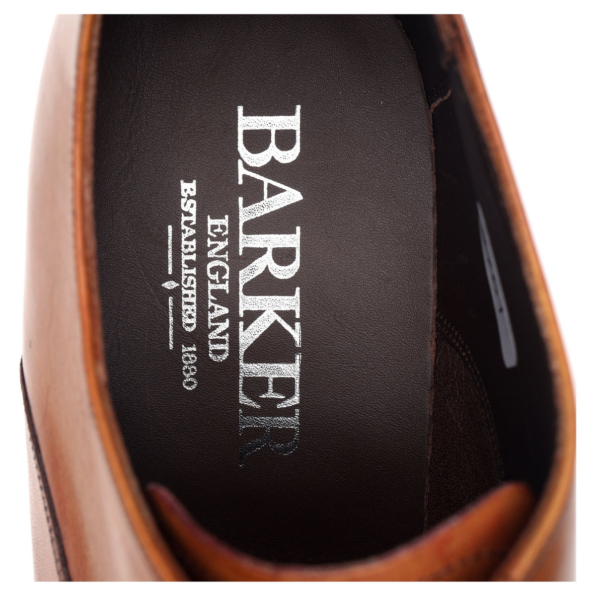 &#39;Bank&#39; Tan Brown Leather Oxford UK 7 G