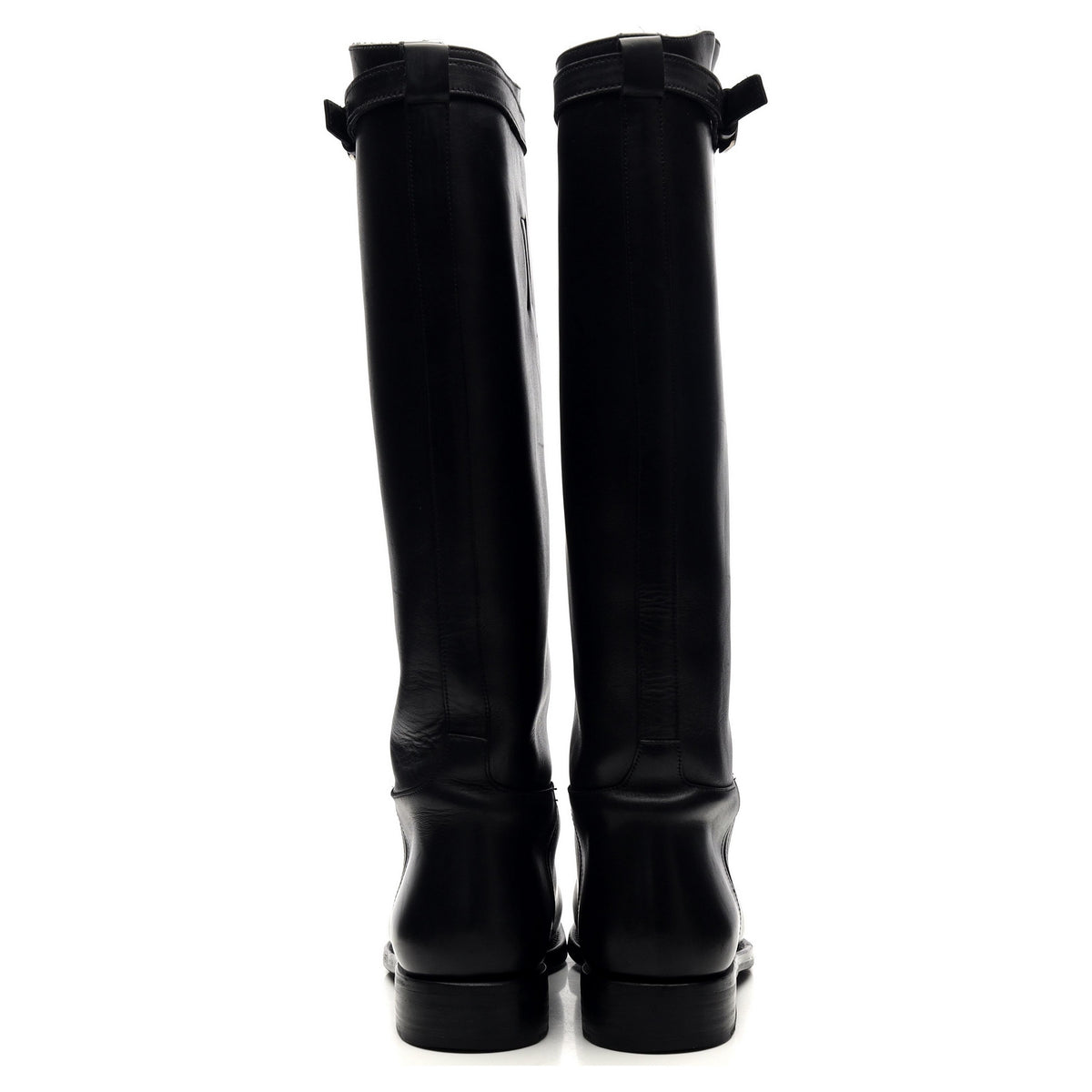 Women&#39;s &#39;Michelle&#39; Black Leather Riding Boots UK 4 EU 37