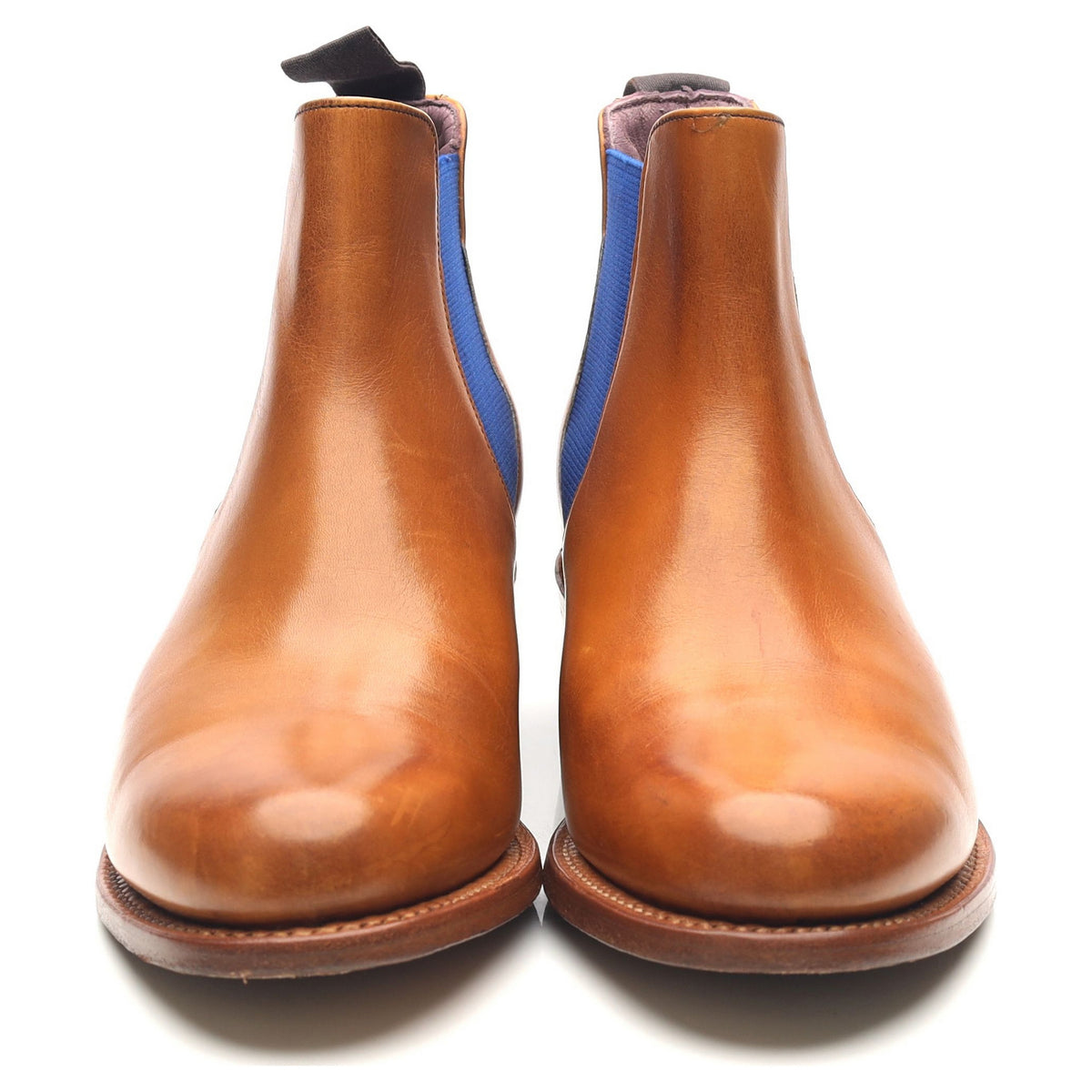 Women&#39;s &#39;Violet&#39; Tan Brown Leather Chelsea Boots UK 4.5 D