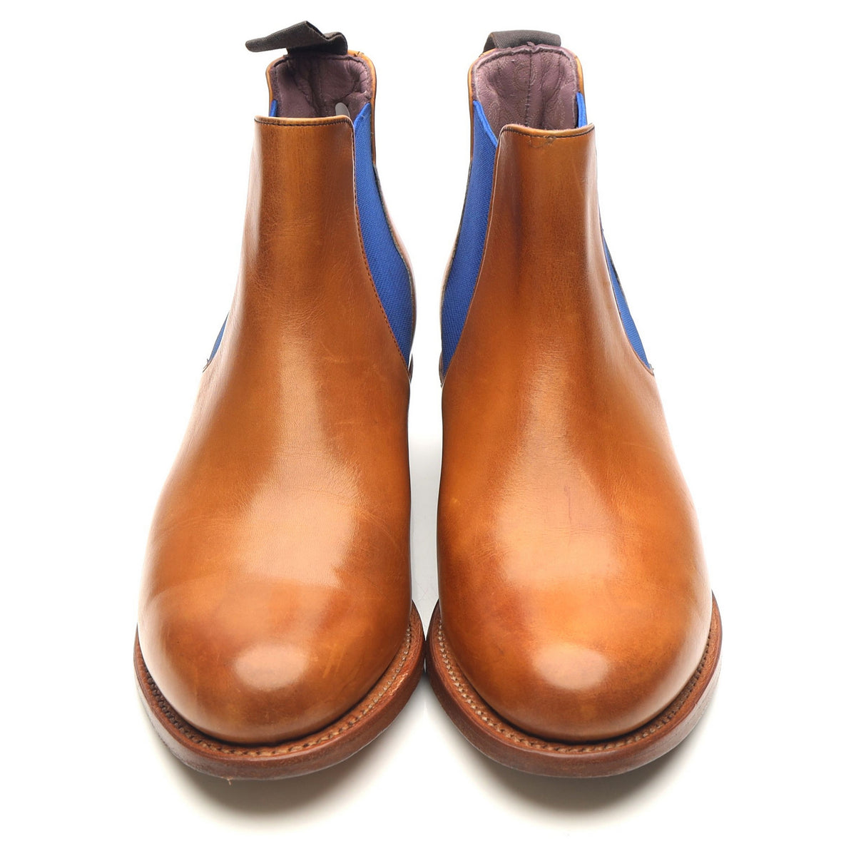 Women&#39;s &#39;Violet&#39; Tan Brown Leather Chelsea Boots UK 4.5 D