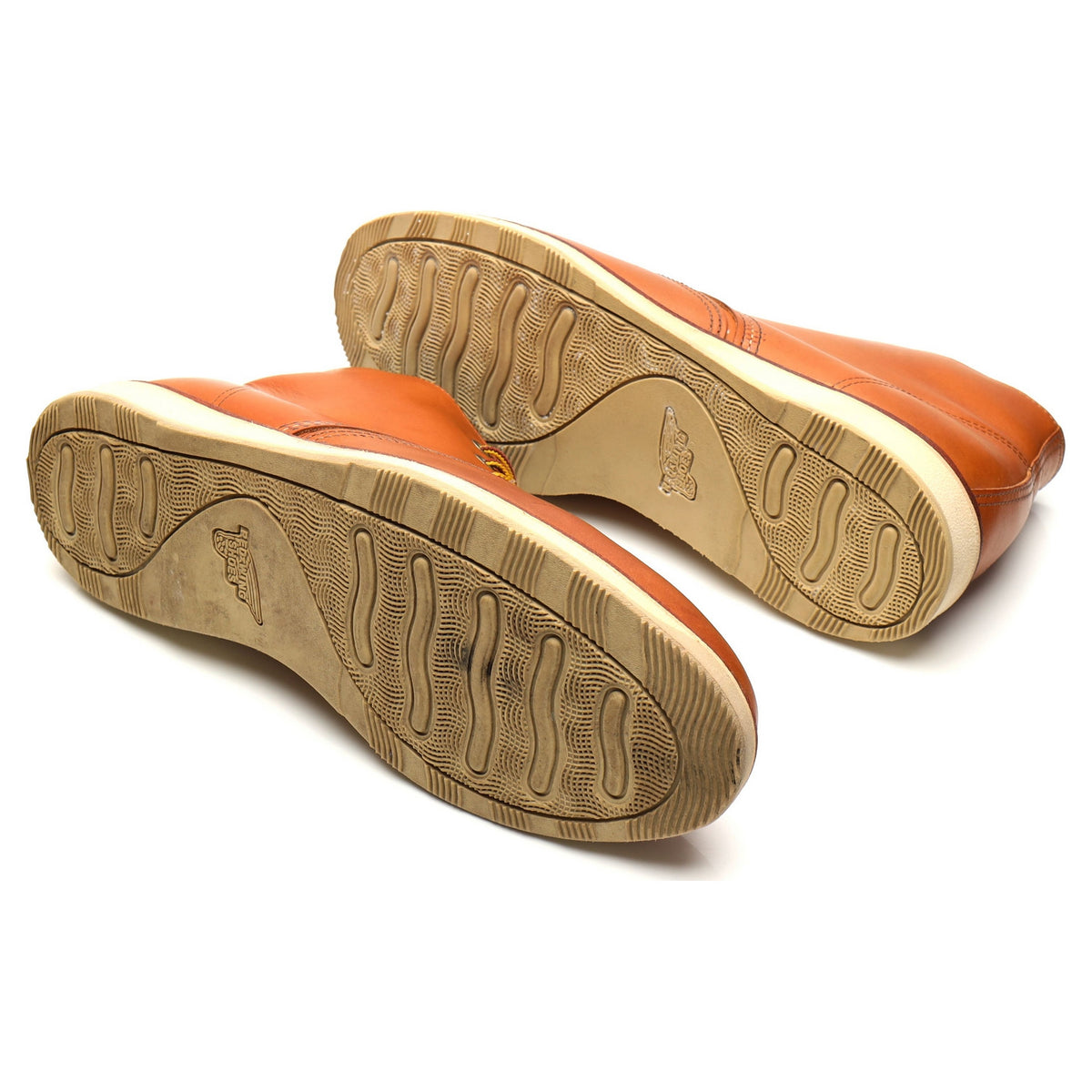 &#39;3140&#39; Tan Brown Leather Chukka Boots UK 11 US 12
