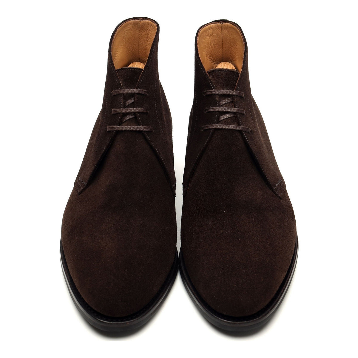 &#39;133 Artista&#39; Dark Brown Suede Chukka Boots UK 7.5 F