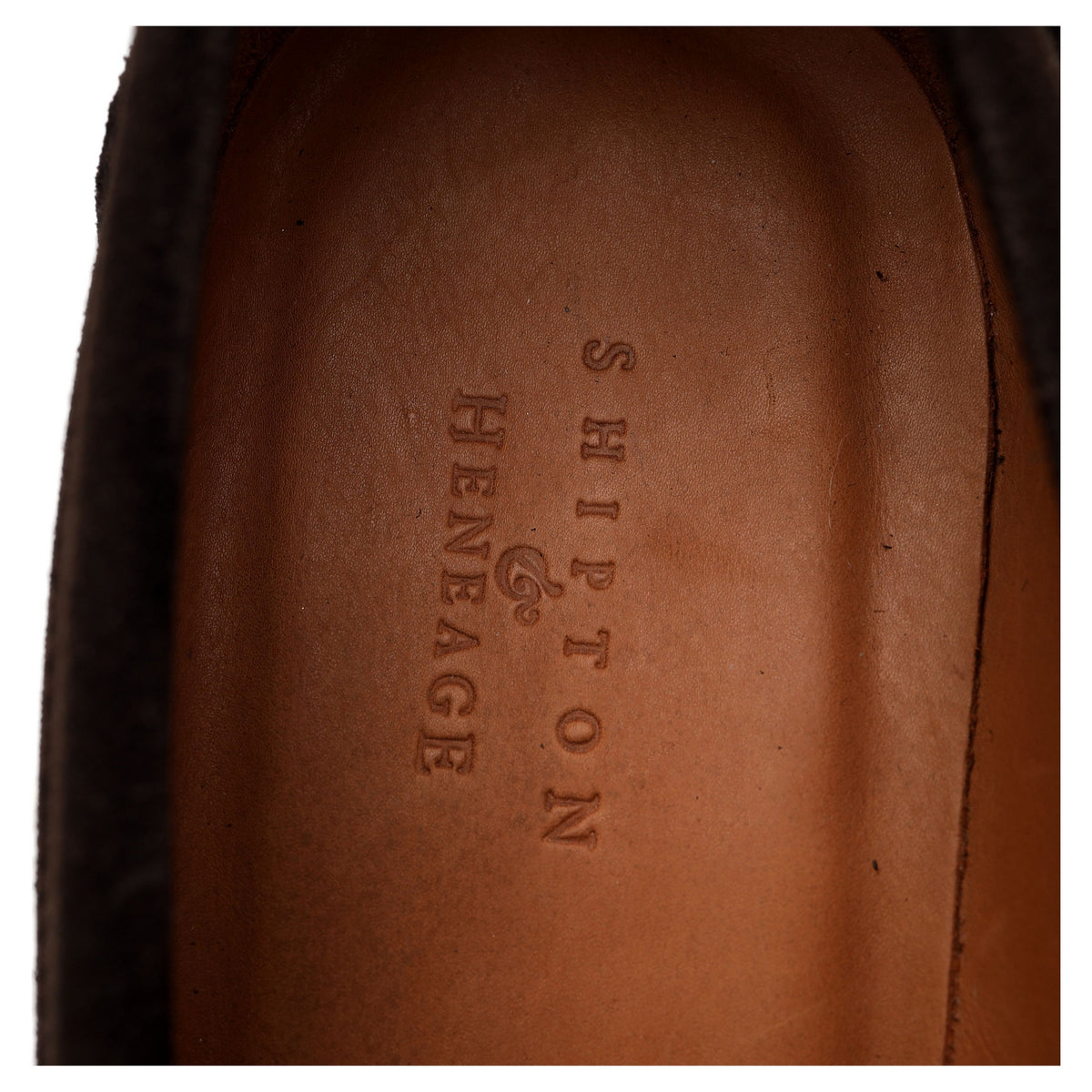 &#39;Avon&#39; Dark Brown Suede Loafers UK 8.5