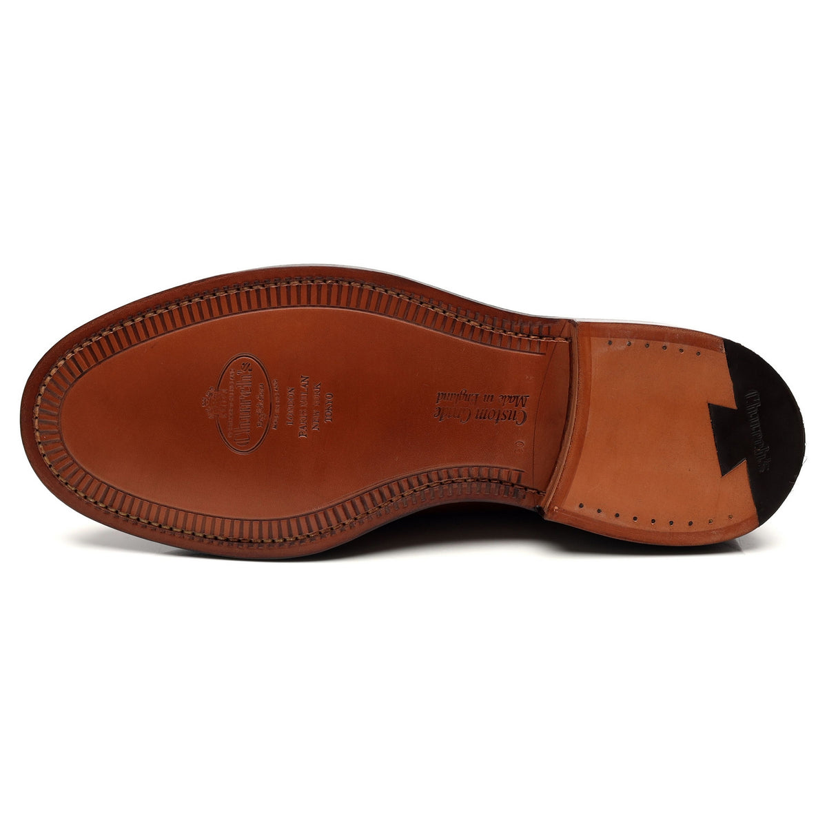 &#39;Shannon&#39; Tan Brown Leather Derby UK 9 G